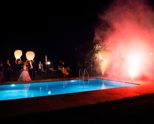 Pool Party Wedding Tuscany