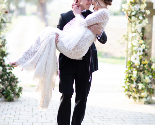 Romantic ceremony Tuscany